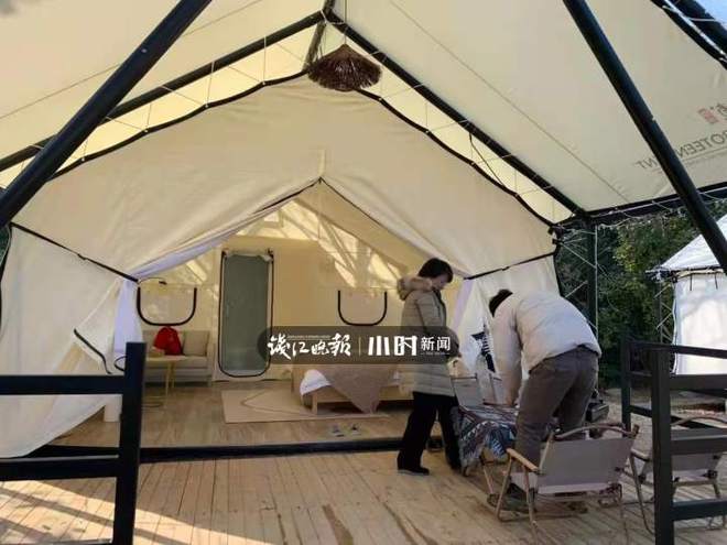 可席地而“睡”的新科技帳篷 九龍湖營地的石墨烯電熱地暖革命